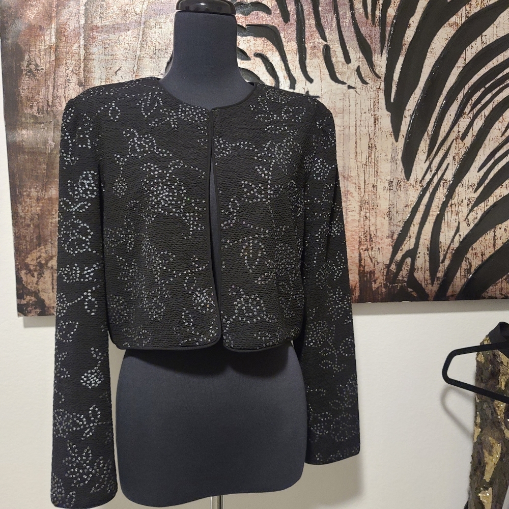 David Warren black bolero